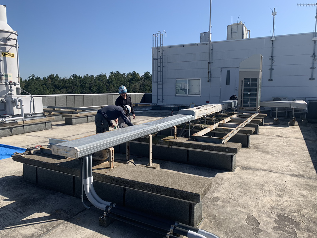 某工場研究棟 空調更新工事