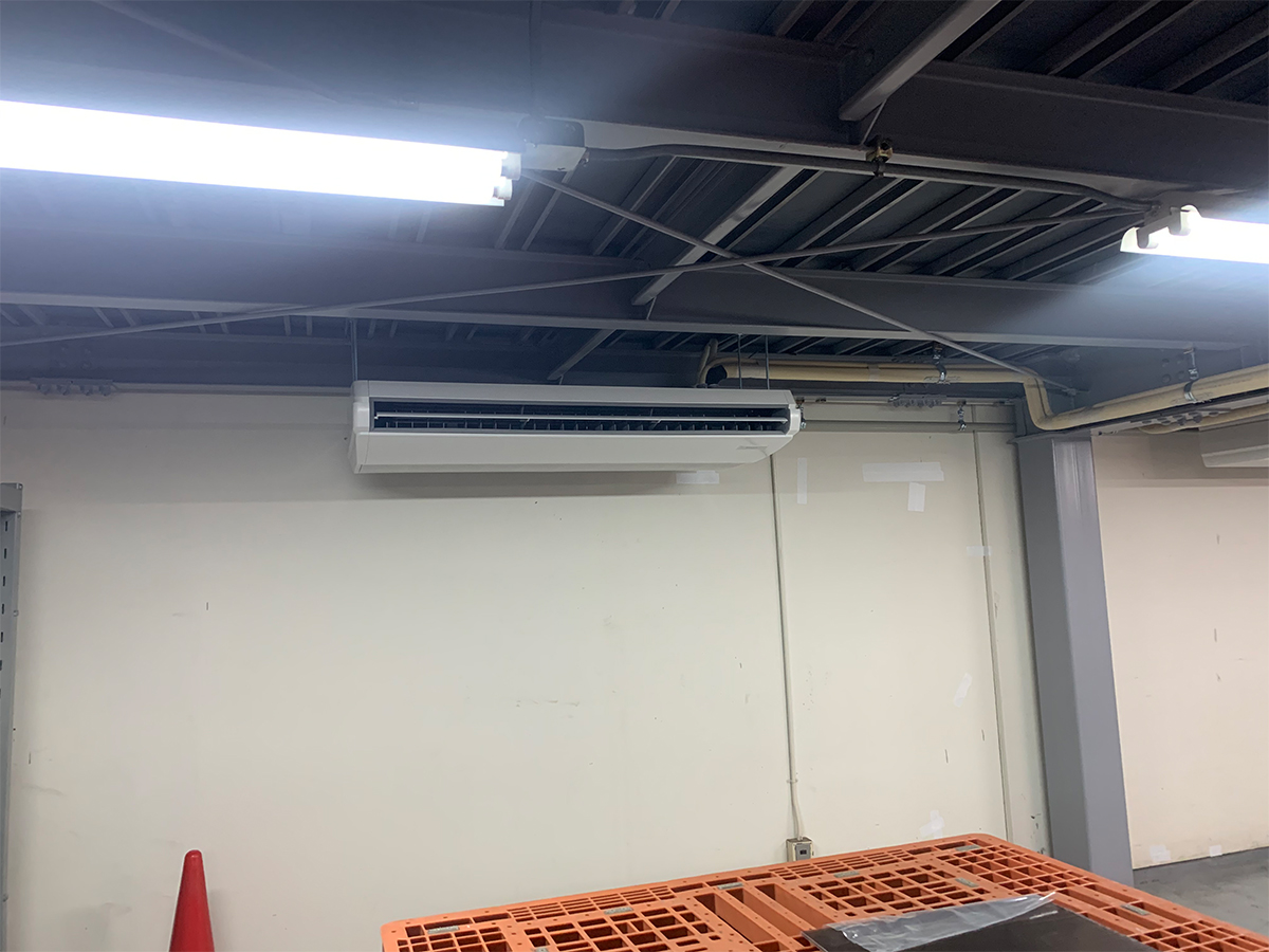 某工場倉庫 空調設備新設工事